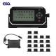 LCD Display Tire Pressure Monitoring System Truck TPMS For 18 Wheeels