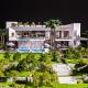 DAR GLOBAL Monochrome Architecture Structural Model 1:50 Saudi Arabia Versace Villa