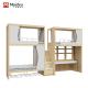 Modern Design Easy Assembly Bunk Beds With Cabinet For Student Dormitory Support customization