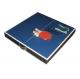 Customized Table Tennis Table Foldable Blue Color MDF Material For Children