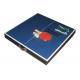 Customized Table Tennis Table Foldable Blue Color MDF Material For Children