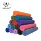 Anti Slip Soft Textile Yoga Exercise Mat PVC Material With Elastic Memory