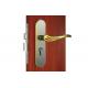 PVD Finishing Door Lock Mortise Lever Handle Solid Zinc 3 Brass Keys