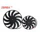 Durable Car Fan Assembly Standard Size Customized Color High Temperature Resistant
