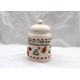 Christmas Snack Treat Ceramic Cookie Jar Snowman Design With Lid Strong Dolomite