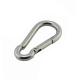 Water Treatment 8mm Stainless 304/316 Outdoor Chain Safety Spring Clip Carabiner Snap Hook OEM