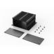 6063 6005 Black Anodized Extruded Aluminum Box Electrical Cover