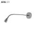 IP40 surface mounted flexible led reading wall light 3W Interior LED bedside wall light for bedside