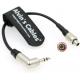 Timecode Cable For Wisycom MTP60 From Tentacle Sync 3.5mm TRS To FVB 00 3 Pin For Audio Ltd A10-TX Transmitter 7.9In