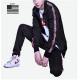 Striped Design Mens Sports Tracksuits For Spring Customized Logo Anti Shrink