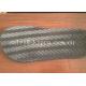 TPR  Shoe Sole Rubber Sheet with wave zigzag pattern , 40-80 shore A Hardness