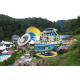 FRP Aqua Park Equipment For Adult , Customized Tornado Slide / Fiberglass Water Slide