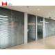 Fixed Double Tempered Glass Partition Wall 4500mm