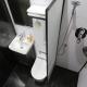 Gravity Flush Close Coupled Integrated Bathroom With Dual Flush System Prefab Toilet And Shower