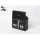 Cardboard Self Lock Custom Product Boxes Black Matte Commodity Merchandise