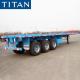 TITAN 40 foot shipping container flatbed trailer for sale in Madagascar