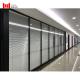 Conference Room Partition Wall Panels 83mm Interior Glass Partitioning