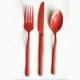Newto red color silverware/dinnerware/ flatware/colorful cutlery