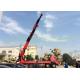 160T Truck Mounted Knuckle Boom Cranes Heavy Duty Not Limited Angle And Height