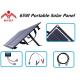 100W Portable Solar Panel Customized Type IP67 Rated Junction Box Aluminum Alloy Frame