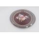 33cm Wholesale high quality SS gold bottom plate dinnerware round dinner plate for weddings