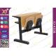 Custom Size Plywood College Classroom Furniture Desk And Chair Seat Folded