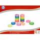20m Length Colorful BOPP Stationery Tape With Plastic Core OEM