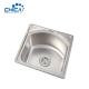 SUS304 Stainless Steel Kitchen Sink Single Bowl Press Kitchen Sink Topmount Kitchen Sink