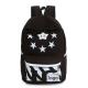 wholesale school backpack travel Five-pointed star khaki  No MOQ mochilas para laptop