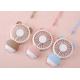 Linglong Rabbit light fan / usb rechargeable hand mini held battery operated fan
