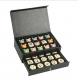 Black Art Paper Customized Gift Box Magnetic Packaging Boxes For Food And Candy