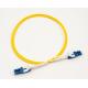 Polarity Switchable Uniboot MPO MTP Patch Cord LC To LC OS2 9/125um With Push Pull Tabs