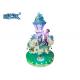 200W Kiddy Ride Machine  Ice Cream Carousel Playground Equipment For Three People