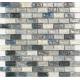 Grey series water waving glass mosaic tile for man Boutique