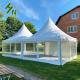 Hexagon Custom Canopy Tent Wedding Marquee Pagoda With Transparent Windows