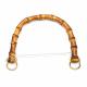 Luggage Accessories Natural Bamboo Bag Handle For Women Semicircle