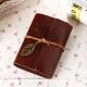 A6 Retro Notebook Diary Notepad Literature PU Leather for Traveler Journal Planners