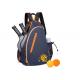 Orange Pickleball Racket Bag Anti Theft Crossbody Sling Bag Waterproof With Fence Hook