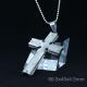 Fashion Top Trendy Stainless Steel Cross Necklace Pendant LPC242