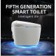 Floor Mounted Smart Bidet Toilet Ceramic Material With Soft Closing Seat Cover