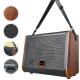 40W 15W*2 Output Wood Portable Bluetooth Speaker With Strap Customized