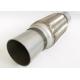 2X10X14 Auto Spare Parts Universal Flex Pipe Exhaust With Nipple