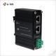 Din Rail Industrial PoE Injector Adapter for 2.5G 802.3bt 95W Power 12-48V DC