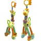 Customized Logo Baby Plush Toy Lathe Hanging Newborn Giraffe Gum Ring Puzzle