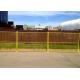 Outdoor Temporary Construction Fence Panels 6M Length PVC Coated