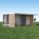 Deluxe Single Room Detachable Small Homes Prefab Office Container House with Solar Panel
