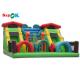 Funny Inflatable Theme Park Bouncer Slide Trampoline For Kids Commercial Indoor Playground Equipment
