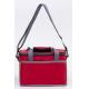 Red 600D Polyester Cooler Bag Single Shoulder Insulated Food Bags