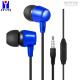 Multi Color Wired In Ear Earphones 90dB Bass Stereo Headphones