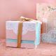 Pink gift box fairy design white cardboard birthday exquisite gift box packaging customizable box
